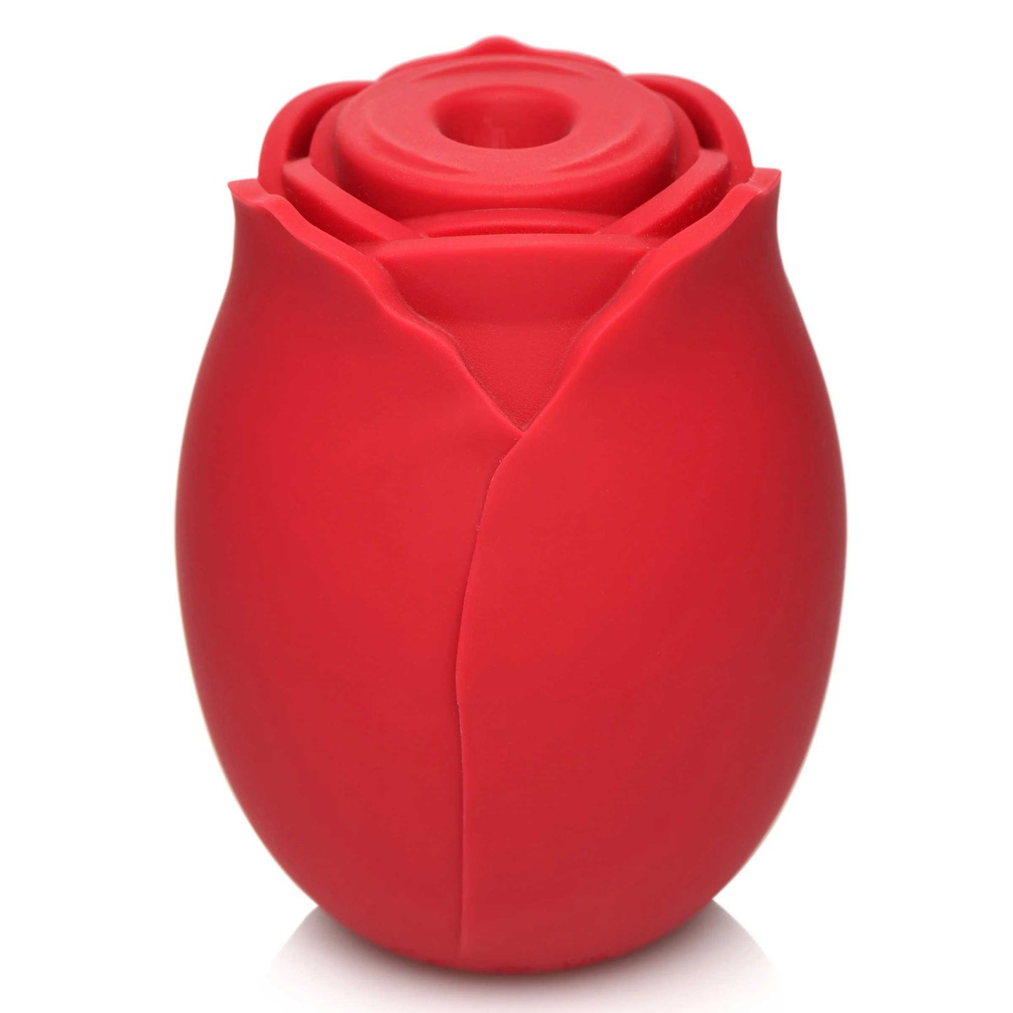 Mystic Rose Sucking and Vibrating Silicone Rose - Red INM-AH105