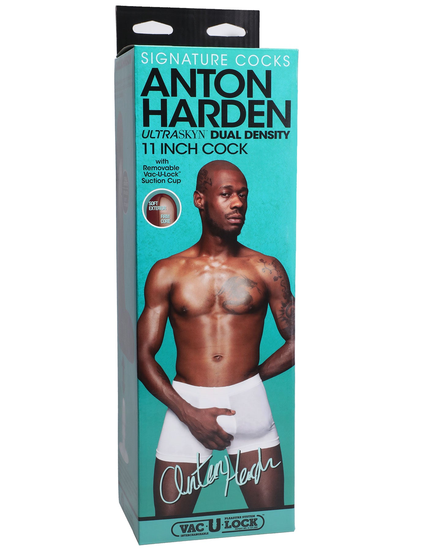 Signature Cocks - Anton Harden - 11 Inch Ultraskyn Cock With Removable Vac-U-Lock Suction Cup DJ8160-22-BX
