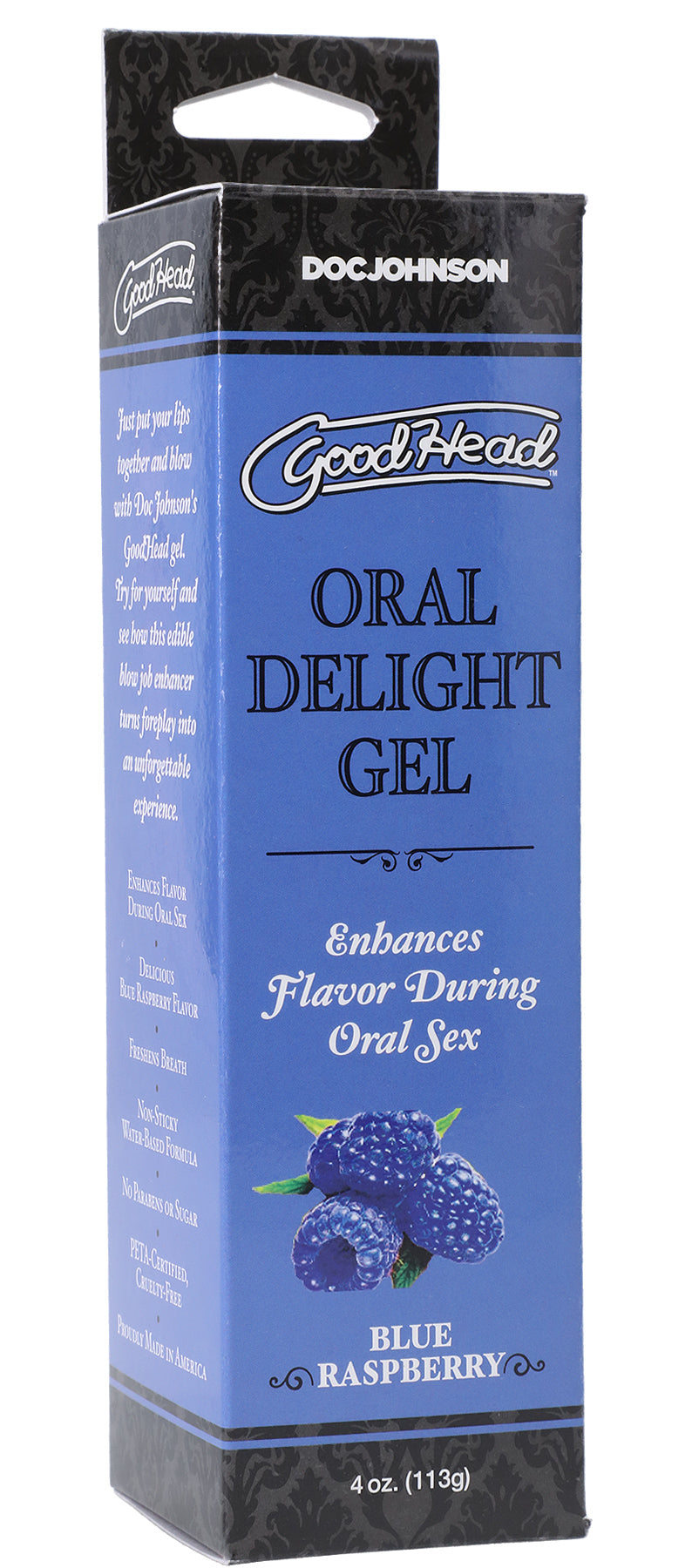 Goodhead - Oral Delight Gel - Blue Raspberry - 4 Oz. DJ1361-08-BX
