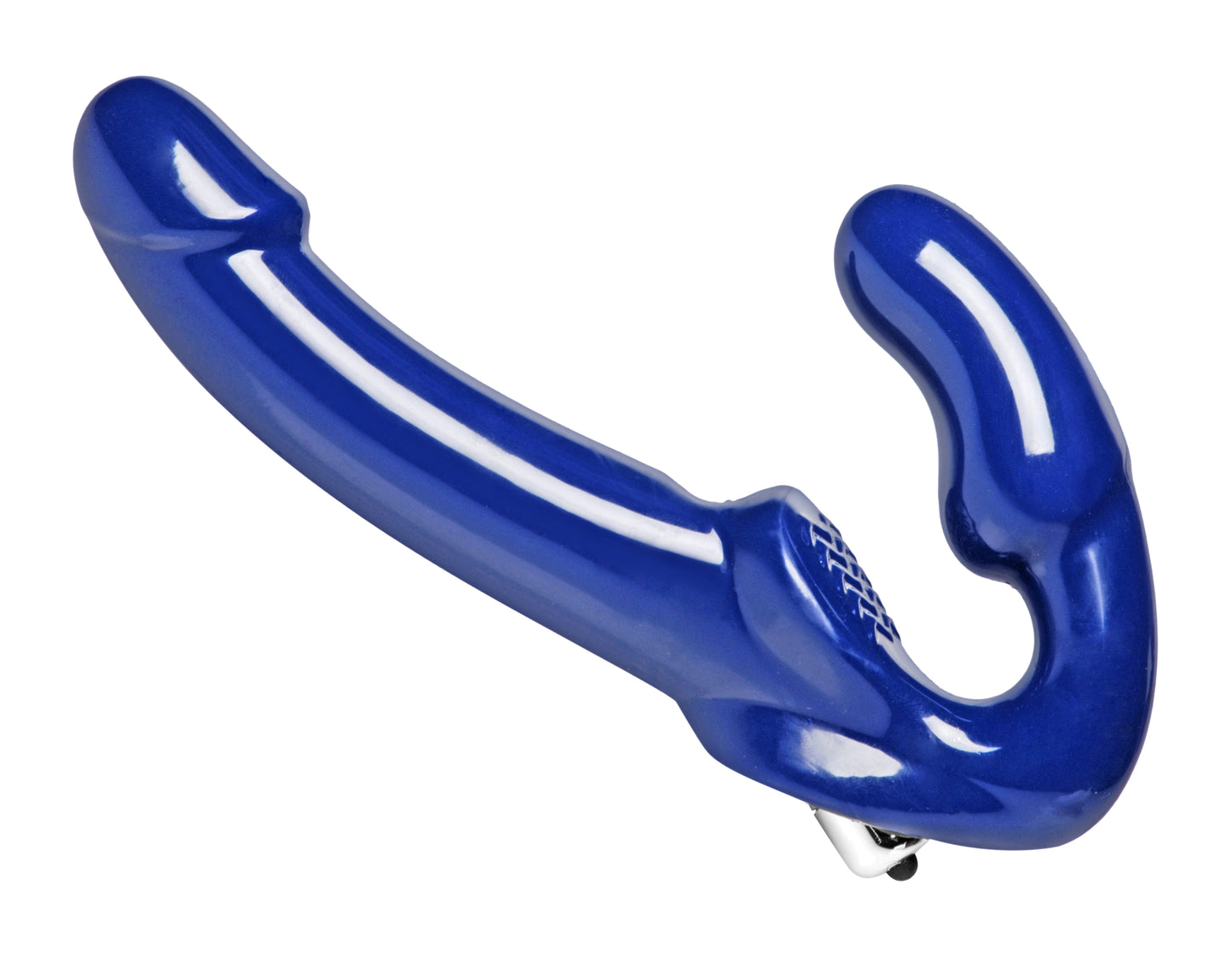 Revolver II Vibrating Strapless Strap on Dildo - Blue SU-AE170