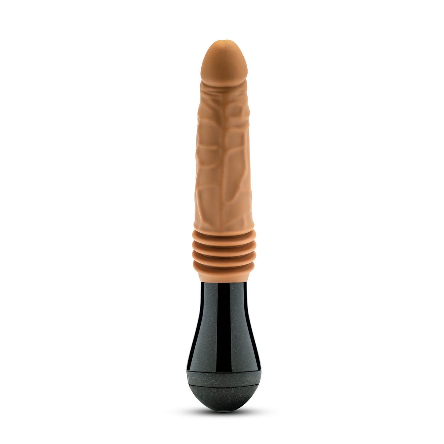 Dr. Skin Silicone - Dr. Arthur - Thrusting Gyrating Vibrating Dildo - Tan BL-12017