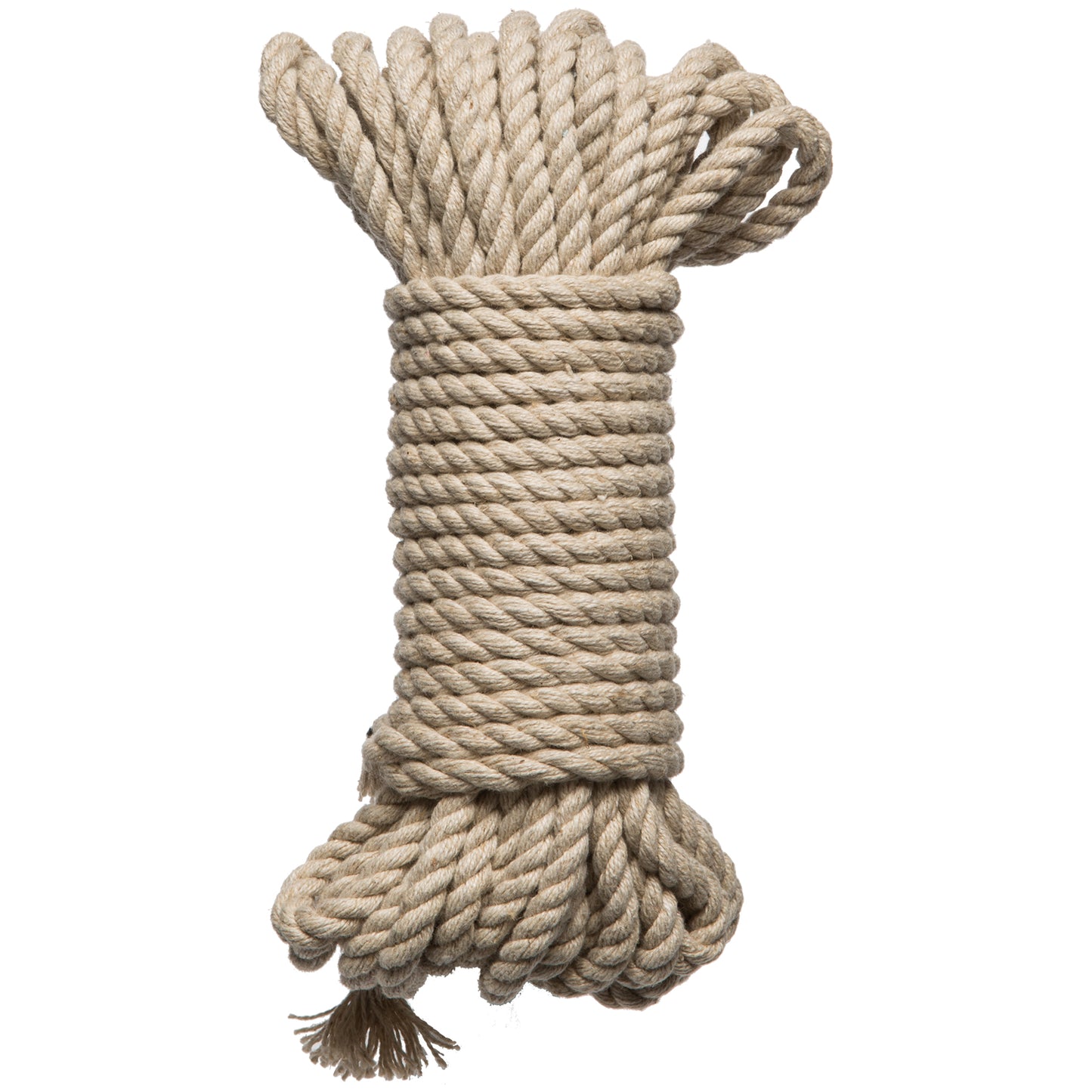 Merci - Bind and Tie - 6mm Hemp Bondage Rope - 30 Feet - Natural DJ2404-22-BX