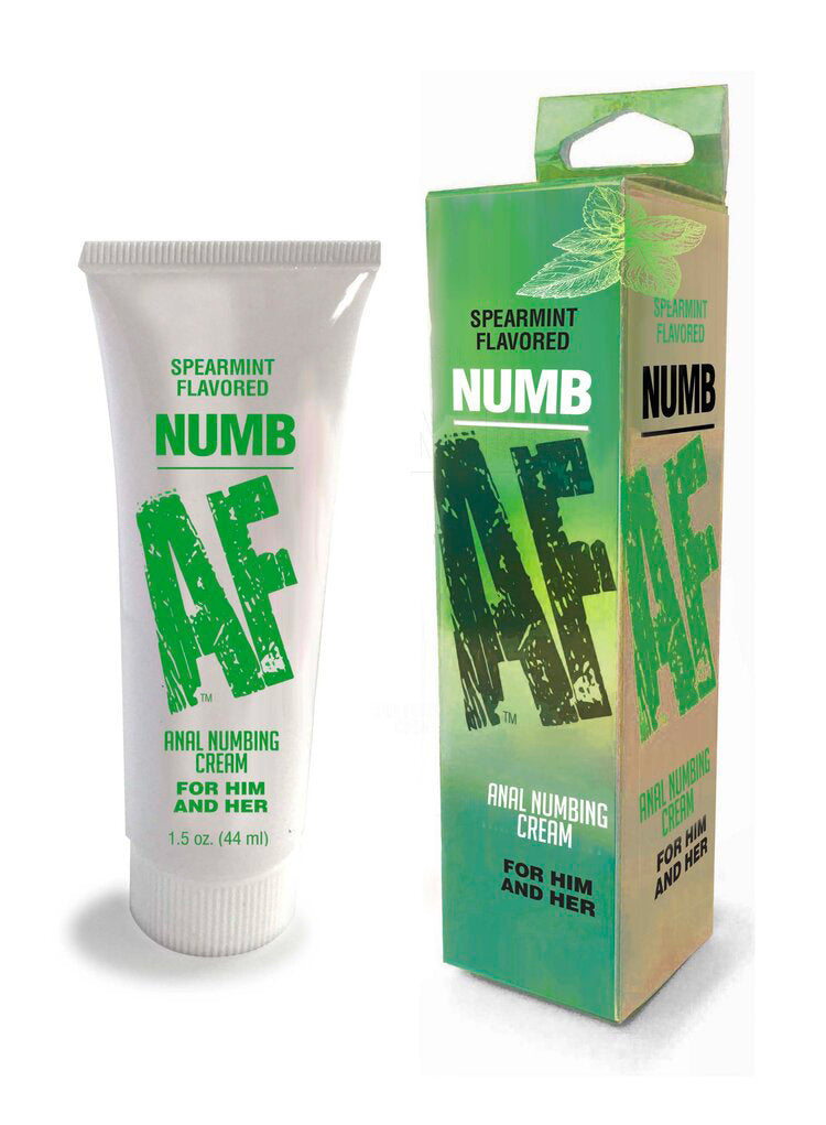 Numb Af- Spearmint Flavored Anal Numb Cream - 1.5 Oz (44 ml) LG-BT605