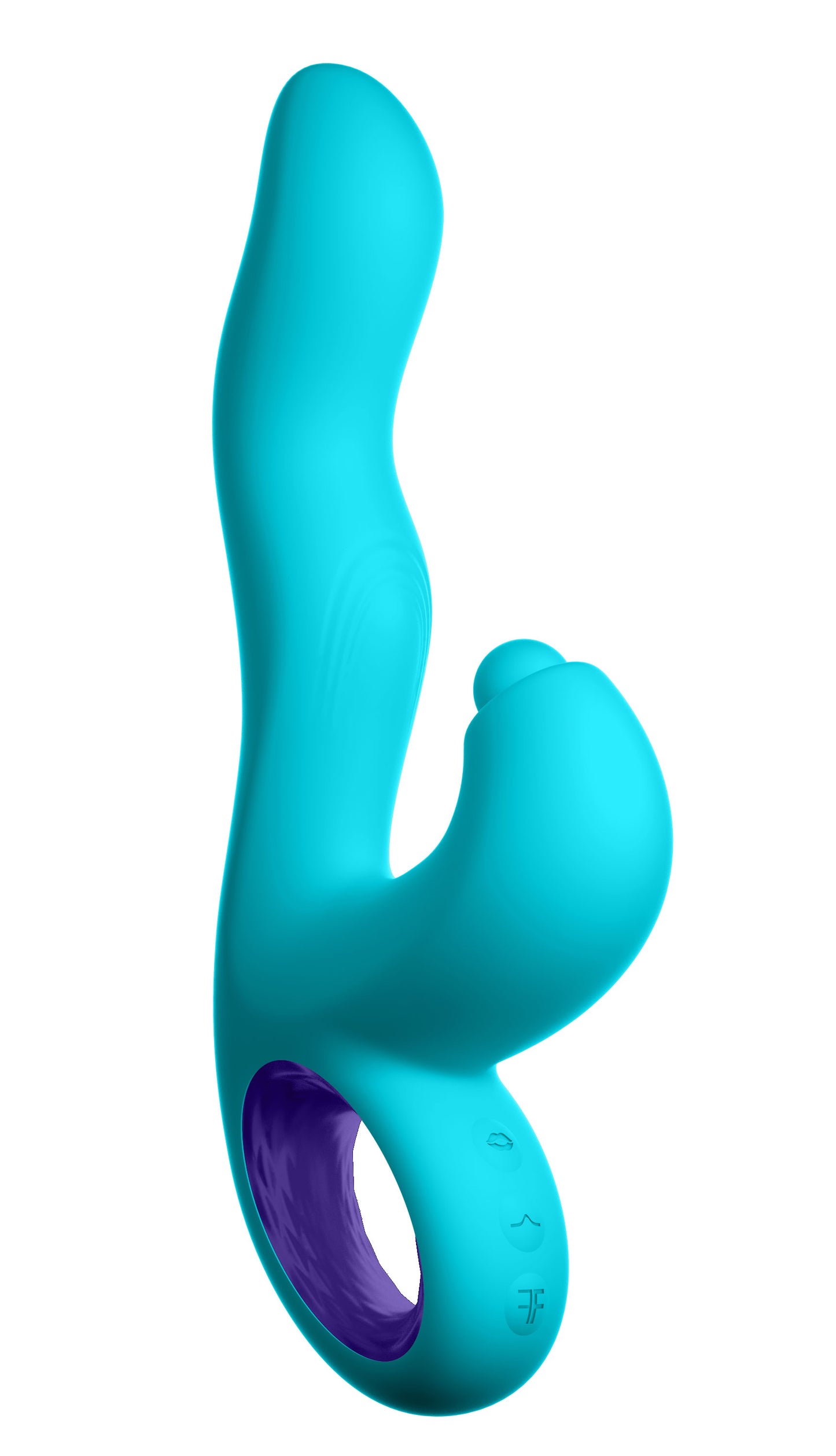 Klio Triple Action Thumping Rabbit Vibrator - Turquoise FF-1040-04