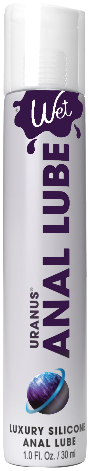 Wet Uranus Anal Lube - Premium Silicone Based  Lubricant 1.0 Oz WT35001